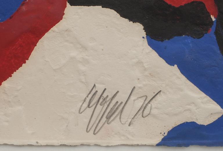 KAREL APPEL, carborundumetsning, signerad  och numrerad 65/75.