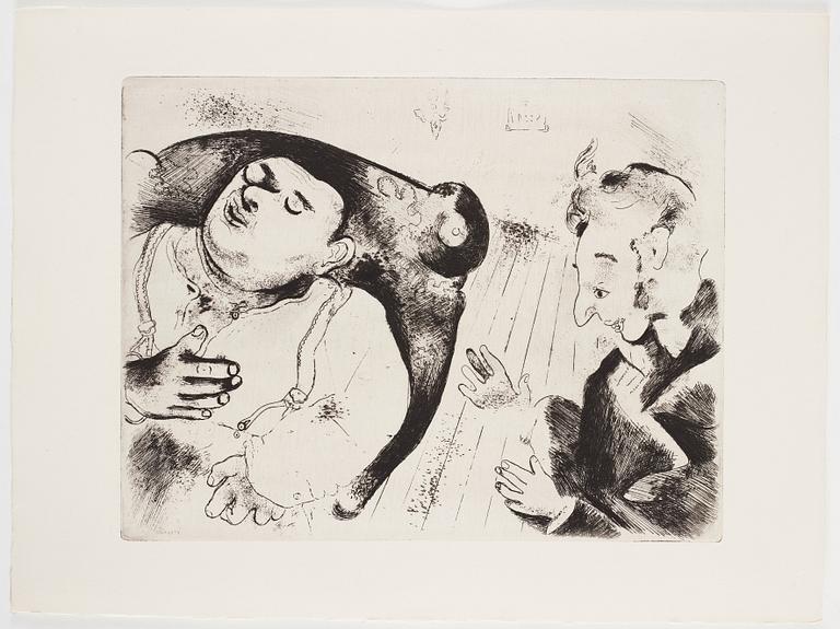 MARC CHAGALL, 71 st etsningar ur upplagan om 285 exemplar på Arches/MBM/J. Perrigot-papper, 1923-1948.