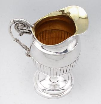 GRÄDDKANNA, silver, Claes Christian Carlén, Borås 1831. 213 gram.