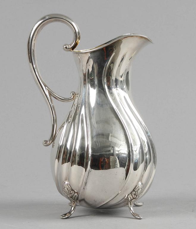 KANNA, silver, rokokostil. Möinichen Danmark, 1900-tal. Ca 485 gr.