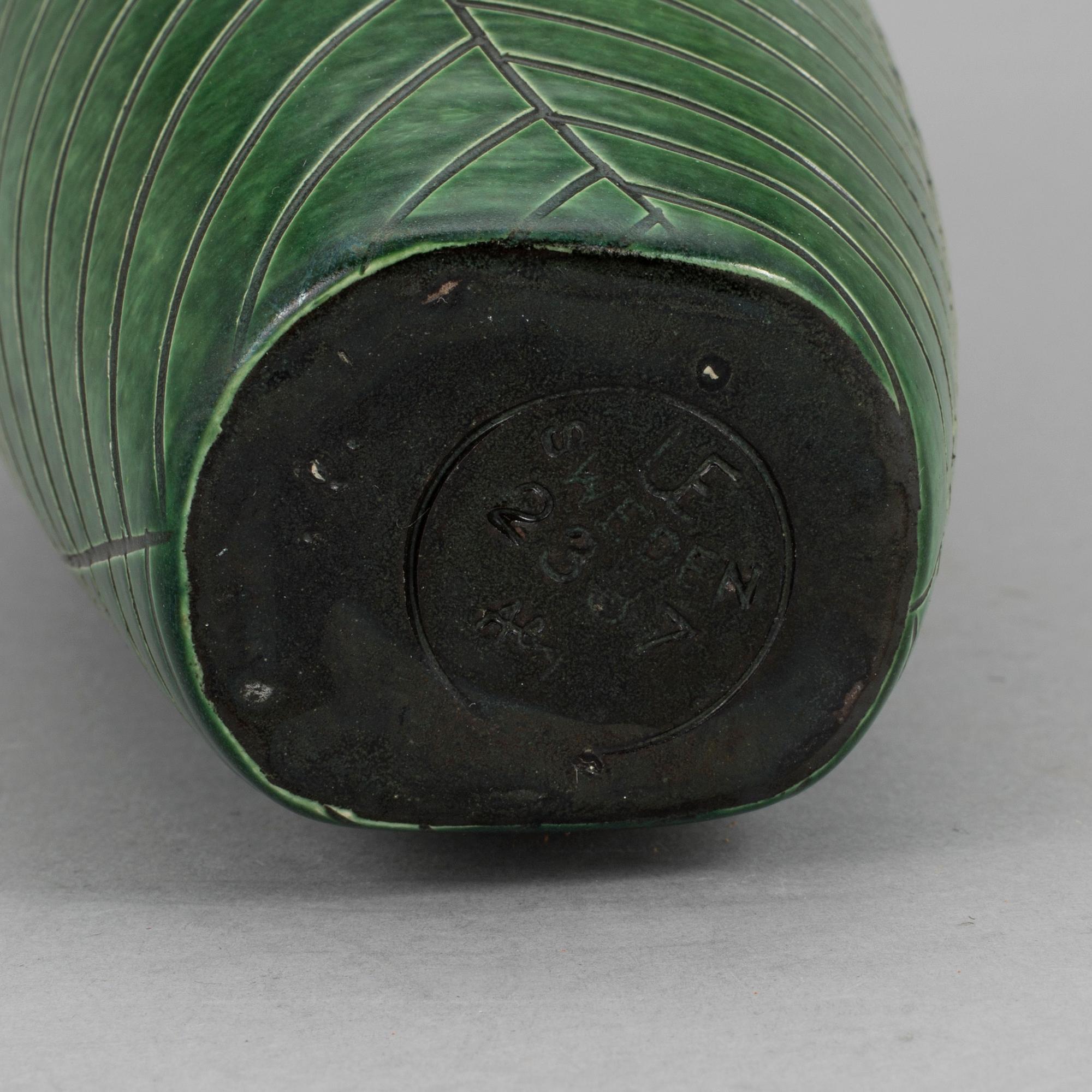 A vase by Ingrid Atterberg for Upsala Ekeby, produced from 1958 thru 1959.