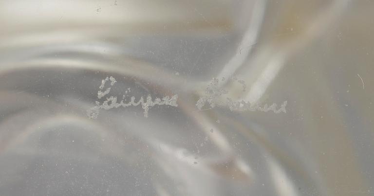 VAS, glas Lalique Frankrike. 1900-tal.