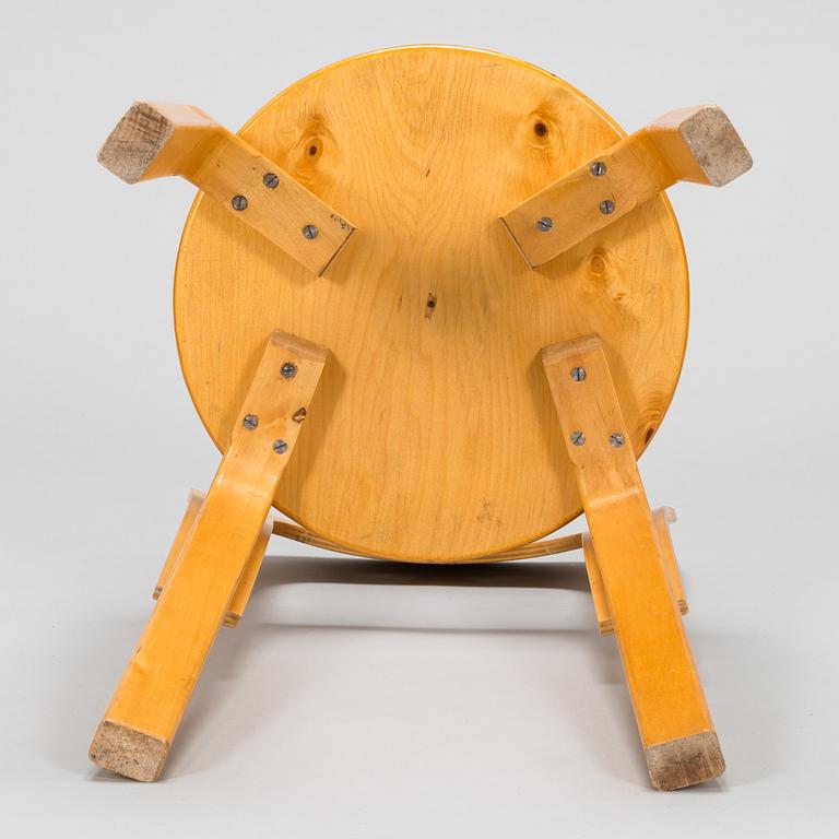 Alvar Aalto, 1970s '60' stool and '65' chair for Artek.
