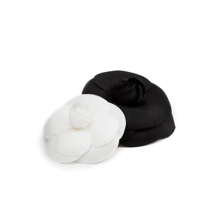 CHANEL, a flower shaped textil brooche, 2008.