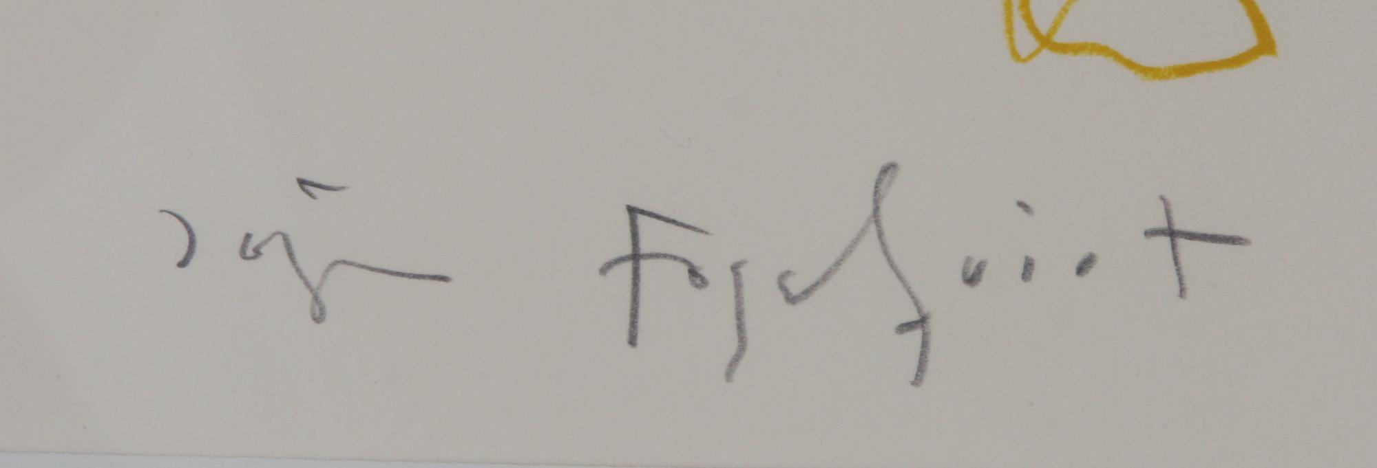 JÖRGEN FOGELQUIST, färglitografi, sign o numr 12/150.