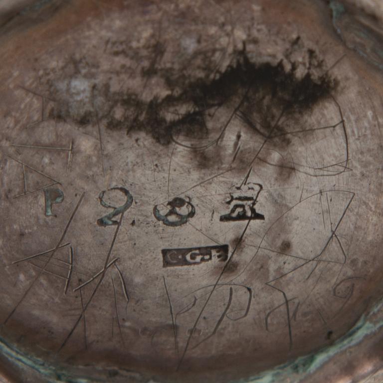 BEAKER, silver, Carl Gustaf Brummer, Åbo 1797, 33 g.