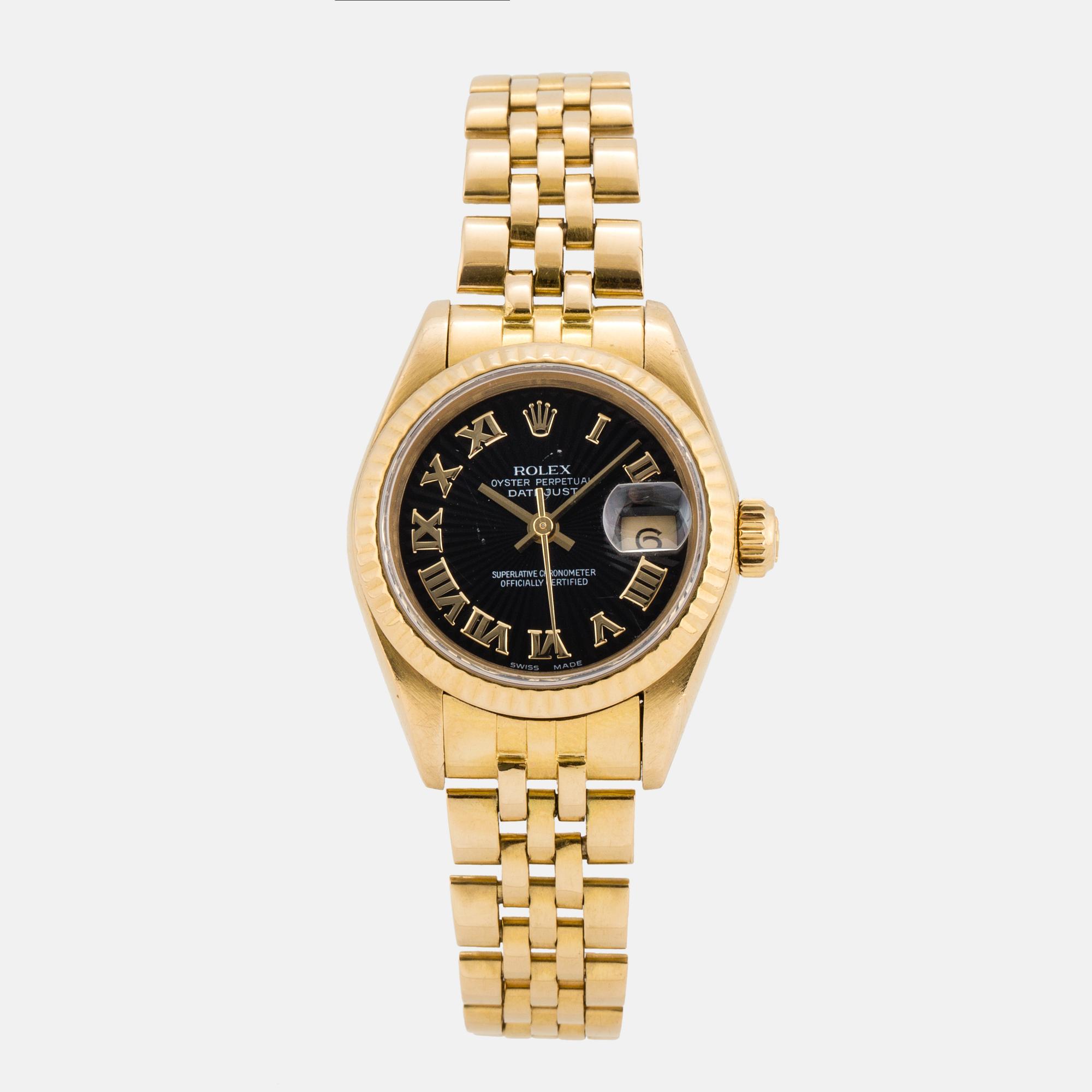 ROLEX, Oyster Perpetual, Datejust, Chronometer, wristwatch, 26 mm.