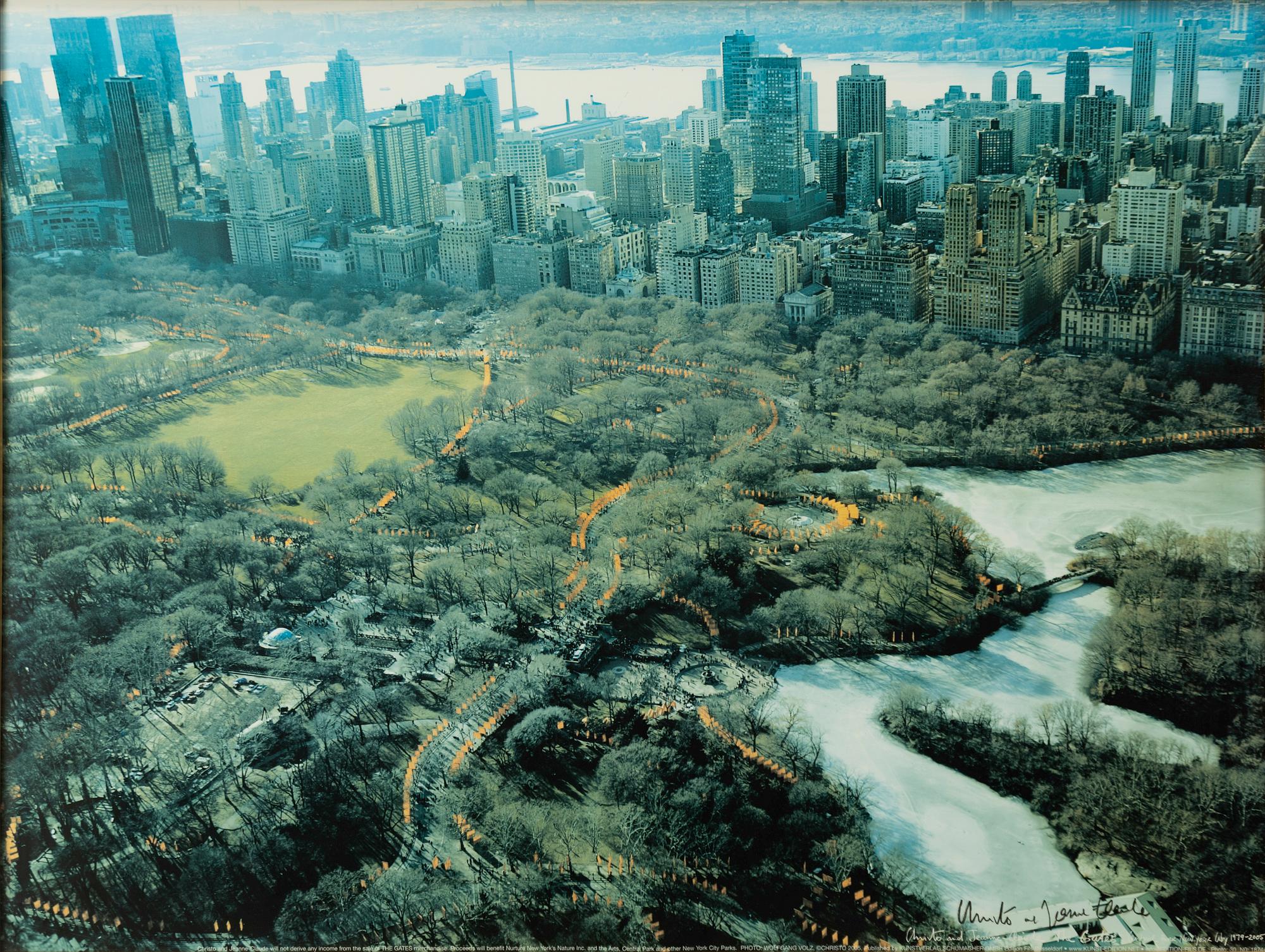 Christo & Jeanne-Claude, "The Gates, Central Park, New York City", 1979-2005.