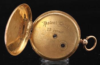 FICKUR, Heuer, 18k guld, 1900-talets första hälft.