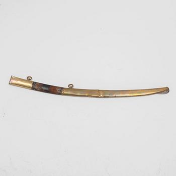 A Swedish sabre end of the 18th Century, with scabbard.