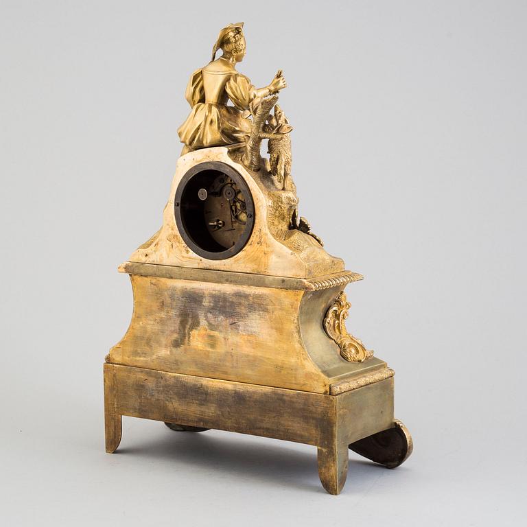 A french pendulum clock, second half of the 19th century.