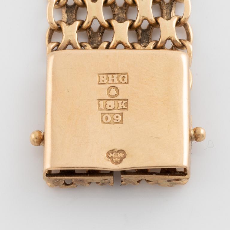 Armband, 18K guld, x -länk.