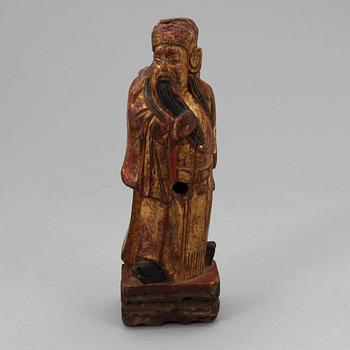 FIGURIN, trä, Kina, 1800-tal.