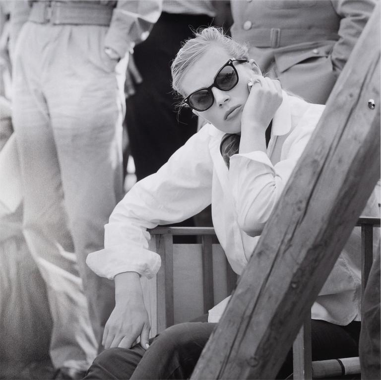 Per-Olow Anderson, "Anita Ekberg", 1956 during the Paramount production of "War and Peace".