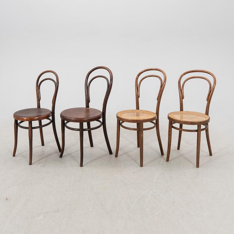 A set of four similar chairs early 1900s.