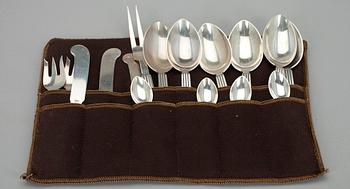 BESTICK 16 st, silver, Georg Jensen, Danmark efter 1945.