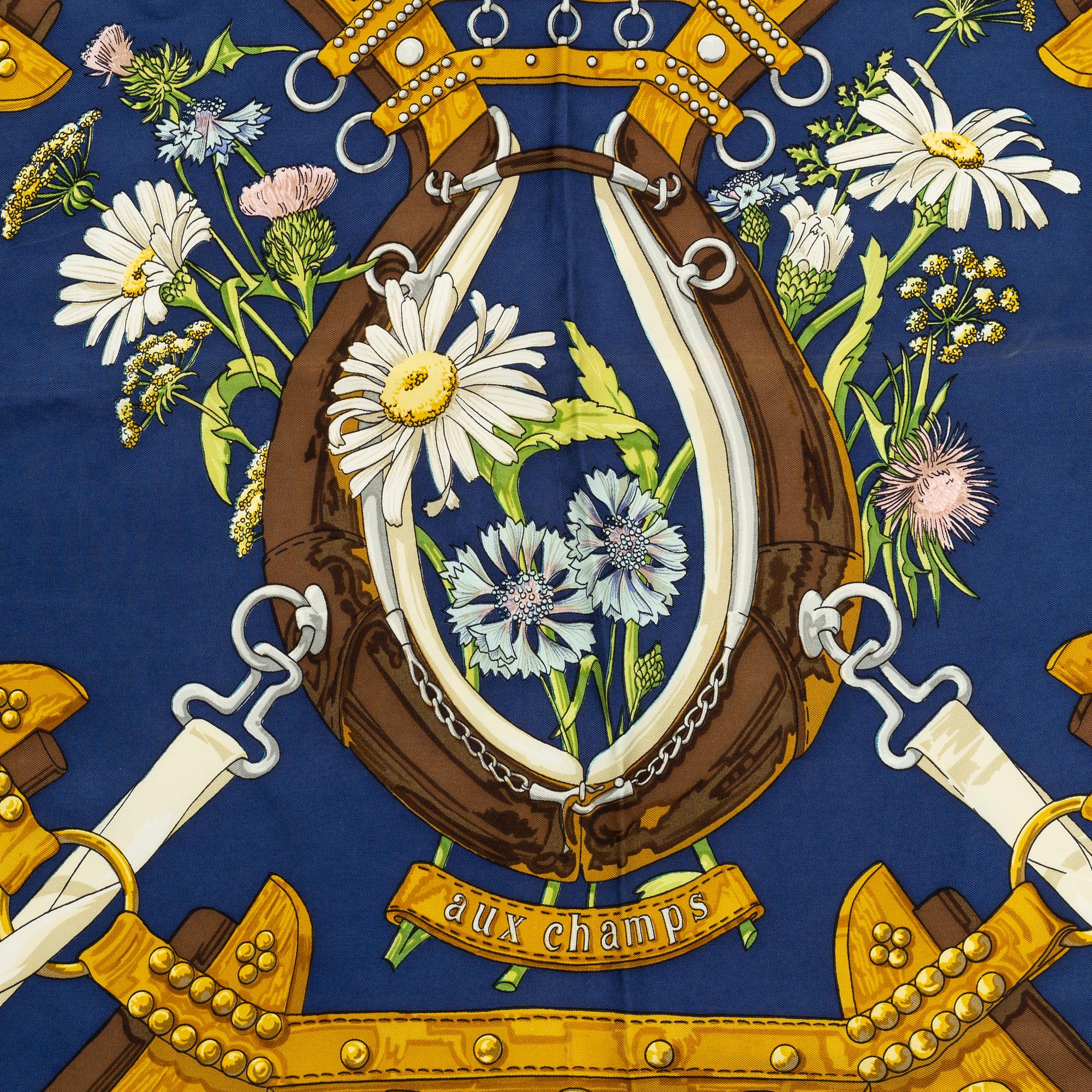 Hermès, scarf, "Aux Champs".