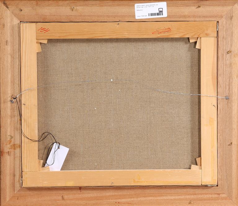 BERT  HÅGE HÄVERÖ, olja på duk, sign. o dat. "1971".