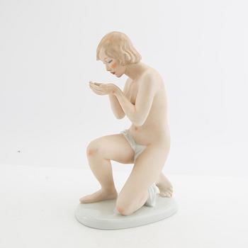Figure Wallendorf Germany Art Deco first half of the 20th century porcelain.