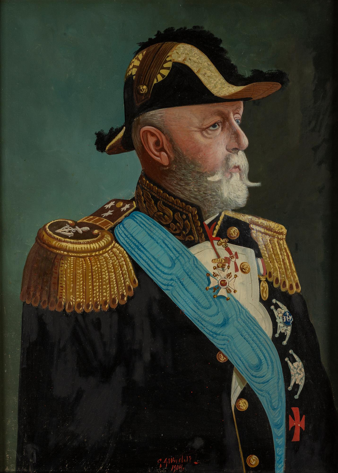 UNKNOWN ARTIST, 19/20th CENTURY, oil on canvas, signed G. Gellerstedt and dated 1904.