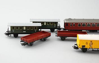 A lot of Märklin train parts, second half of the 20th century.