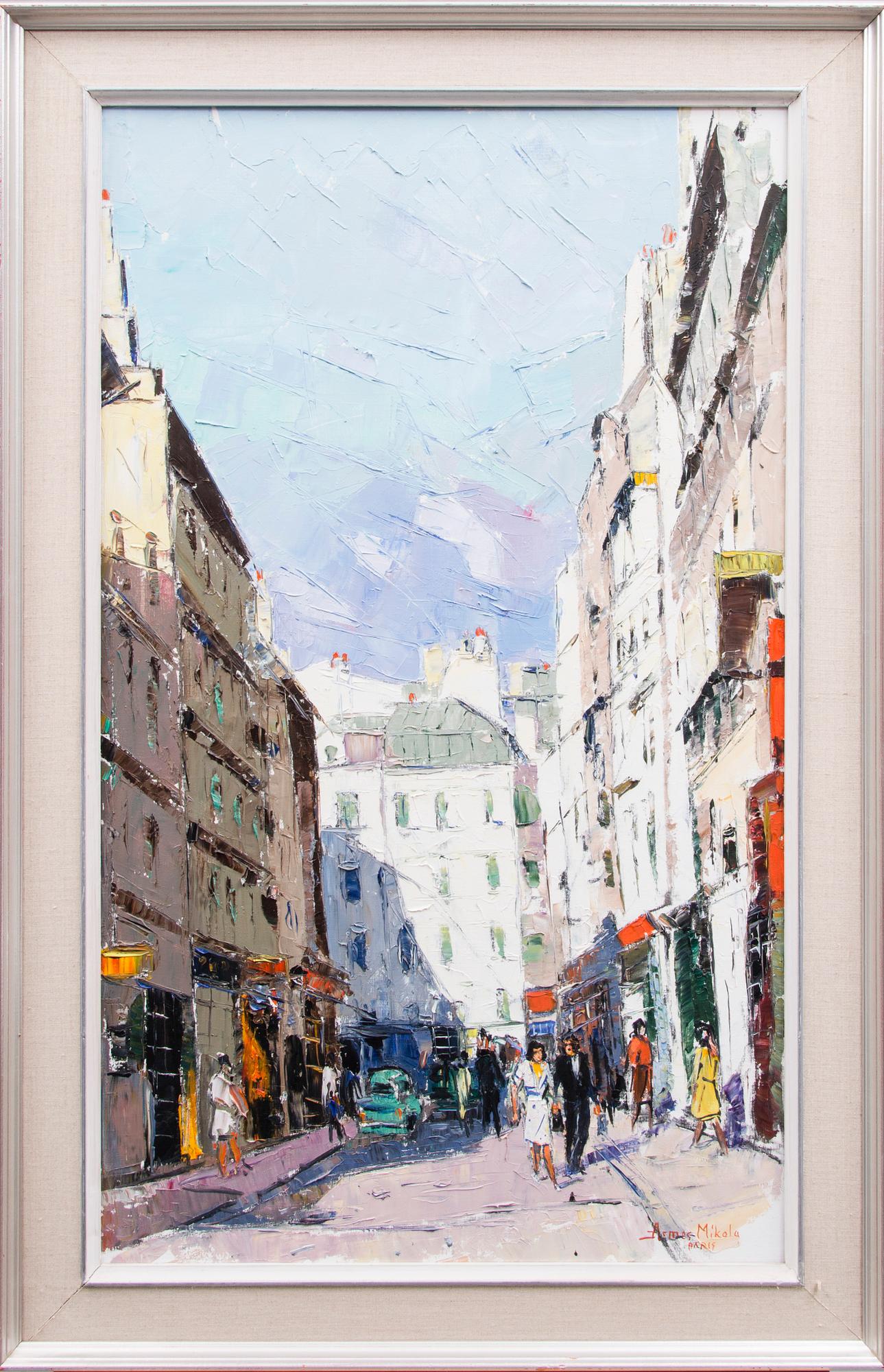 ARMAS MIKOLA, olja på duk, signerad och märkt Paris.