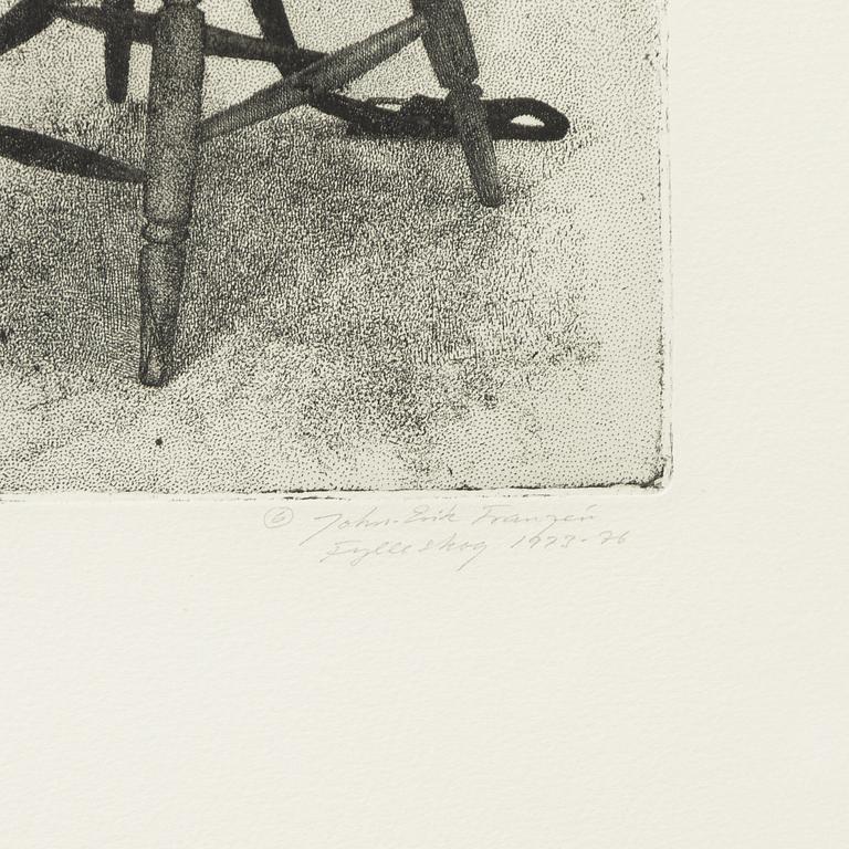 John-E Franzén, "Interiör med sadel".