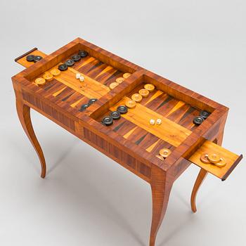 Spelbord, rokoko, Sverige ca 1770.