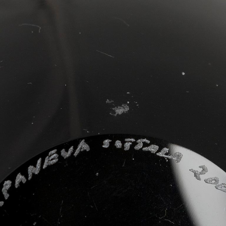 Timo Sarpaneva, veistos, "Claritas", signerad Timo Sarpaneva Iittala 2007.