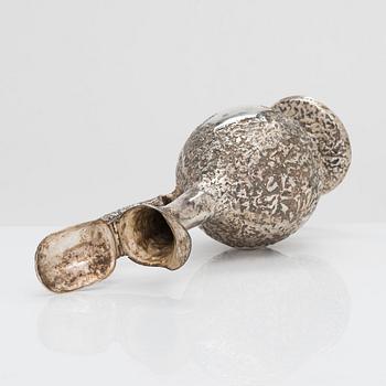 Pekka Turtiainen, a silver ewer and six goblets, Finland 1977.