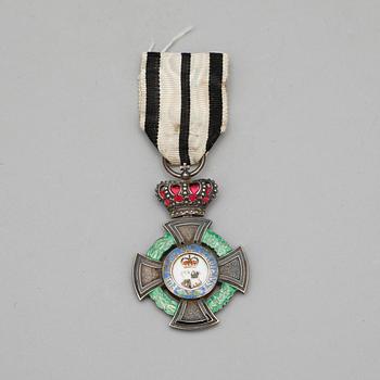 MEDALJ, "Für treue und verdienst", instiftad 8e april 1844. Vikt ca 24g.