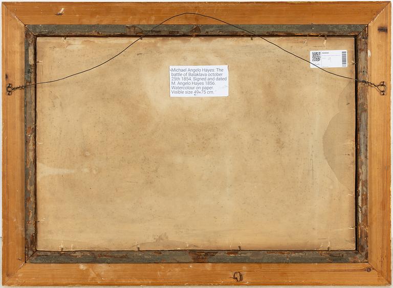 Michael Angelo Hayes, attributed to, Battle of Balaklava, 1854.