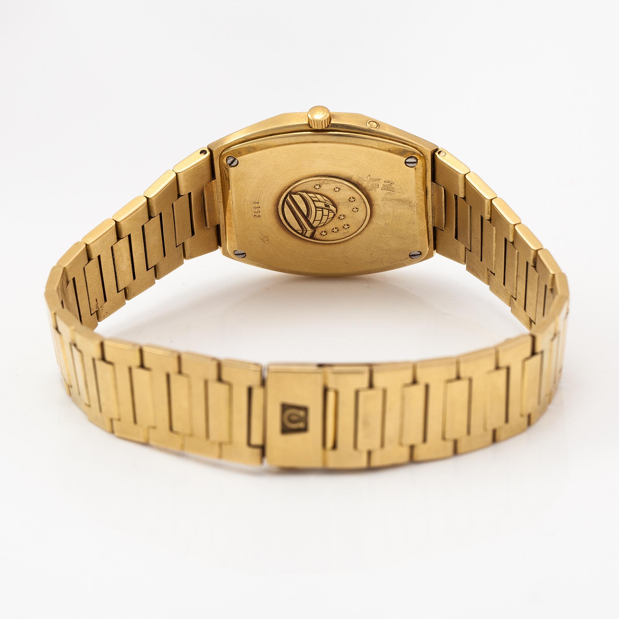 Omega, Constellation, chronometer, wristwatch, 33 mm.