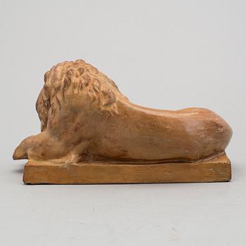 ALADÅBFORM samt FIGURIN, keramik, möjligen Höganäs, 1800-tal.