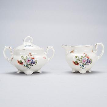 KAFFESERVIS, 37 delar, porslin, Königszelt, Tyskland. 1930/40-tal.