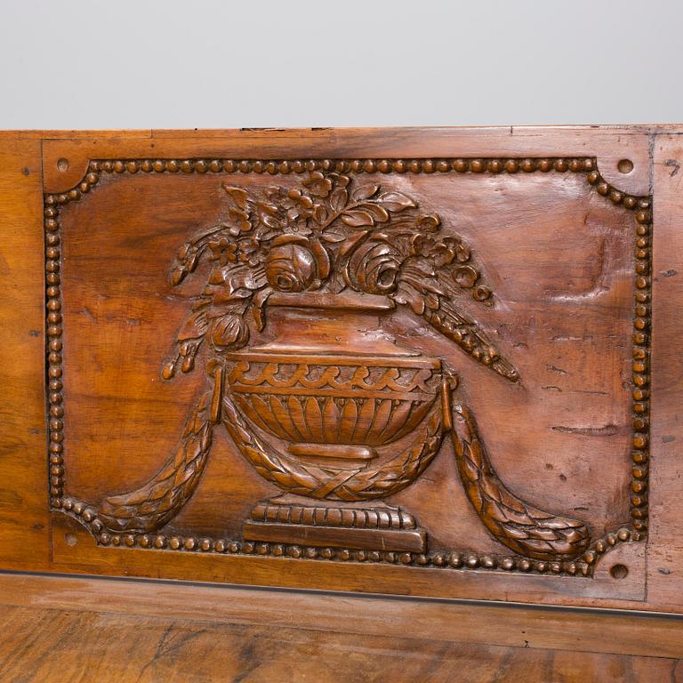 A 19th century desk and chair.