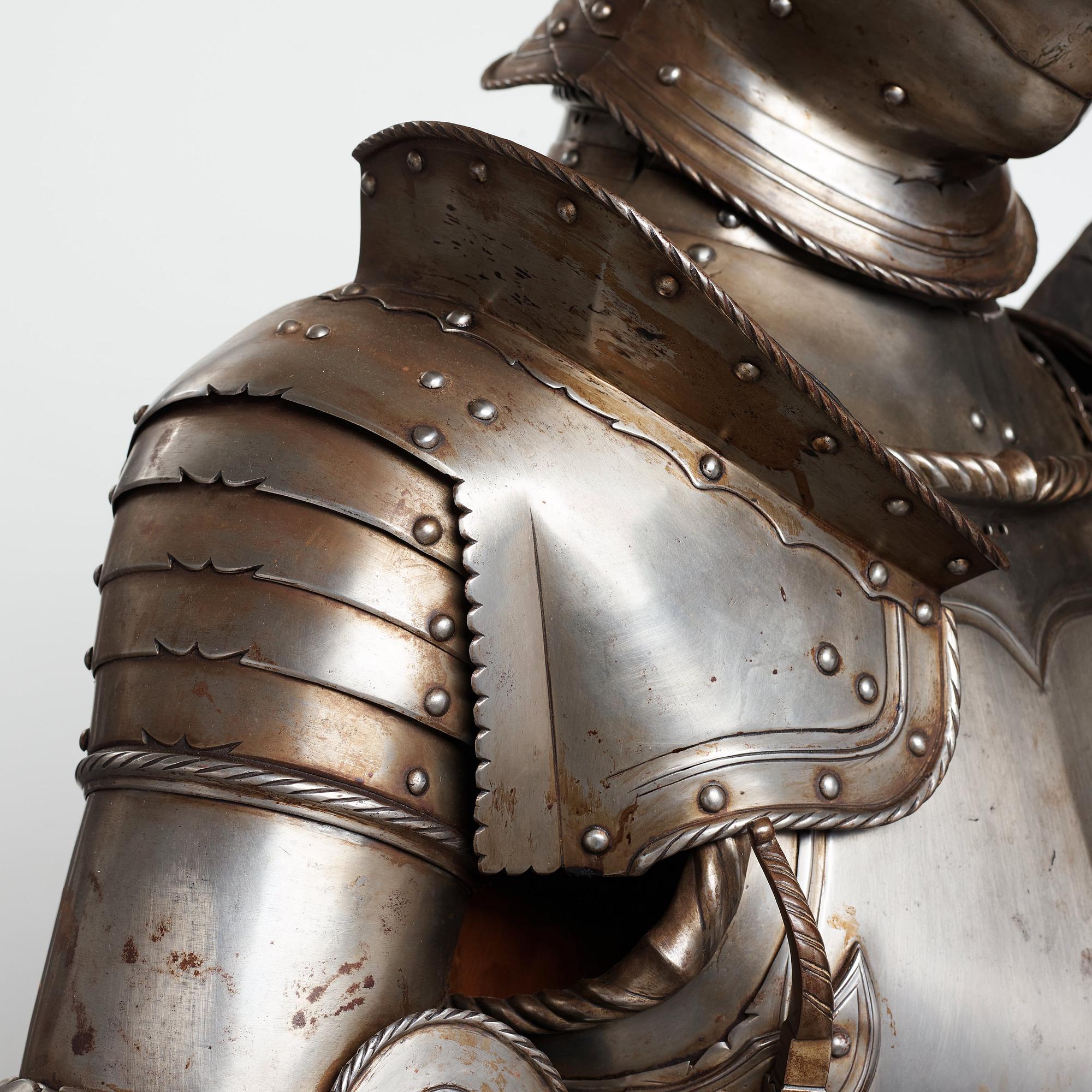 A German metal armour, composite, mid 1500's and later.