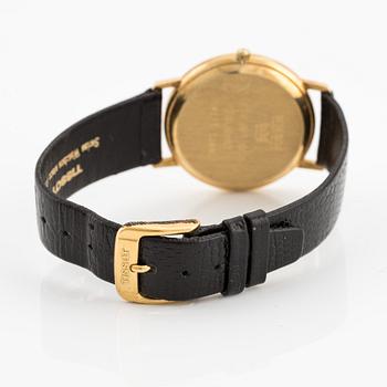 Tissot, wristwatch, 18K gold, 33.5 mm.