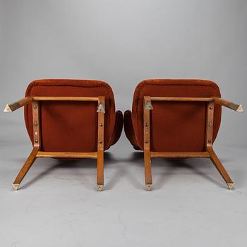 STOLAR, ett par, "Lulu" design Ilmari Tapiovaara, märkta Asko, 1960-tal.