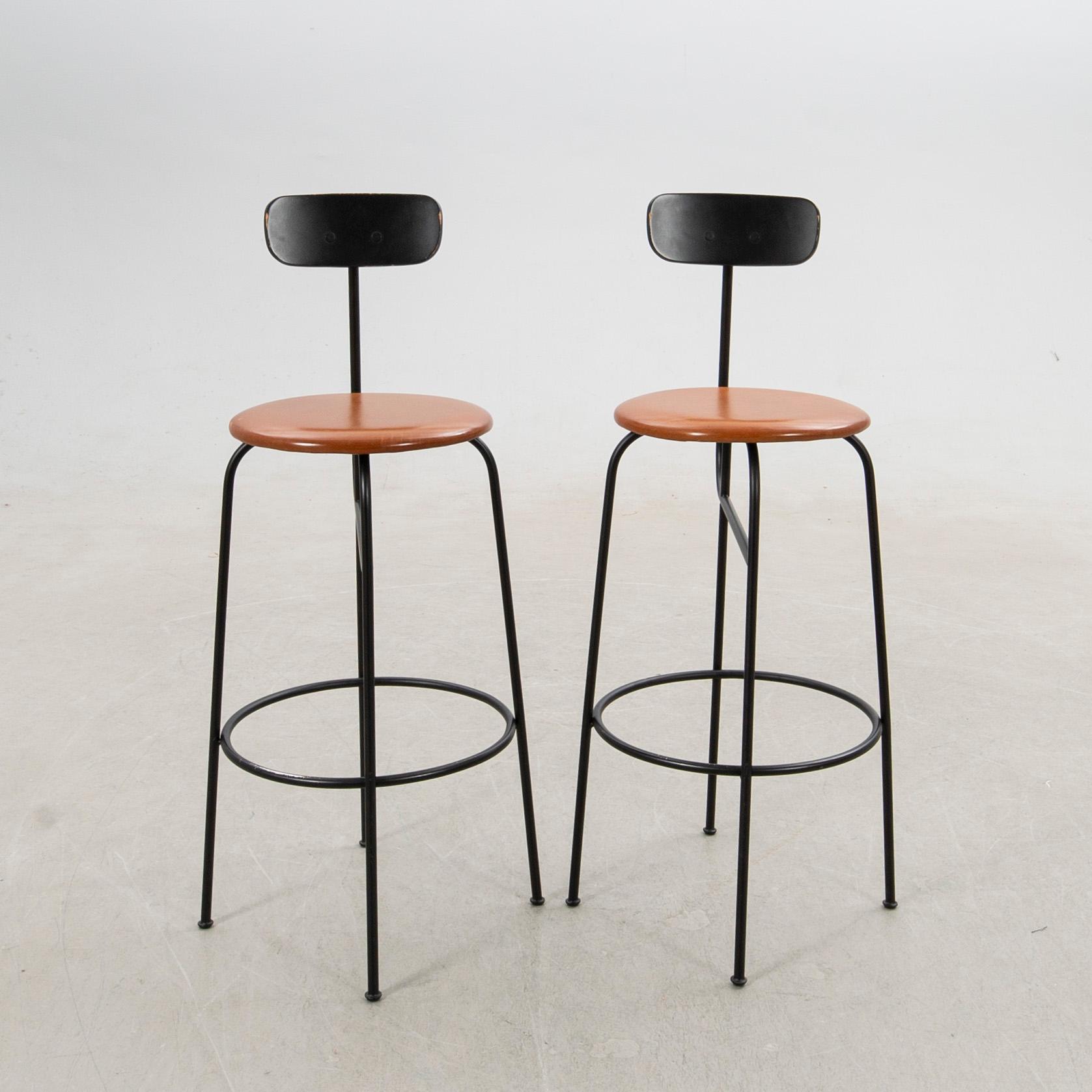 Afteroom, barstolar, ett par, "Counter Chair" Audo, Danmark.