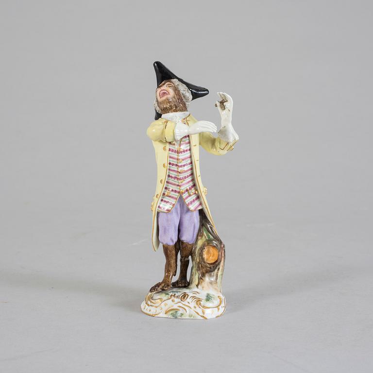 FIGURIN, porslin, Meissen, 1800-tal.