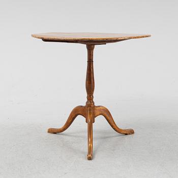 A Swedish tilt top table, early 19th Century.