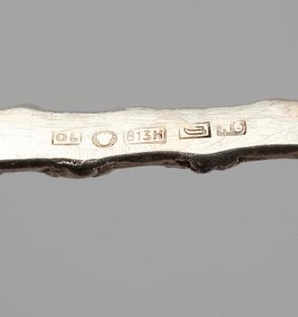 SILVERFÖREMÅL, 12 st, 813H, finska stämplar samt finska importstämplar. 1930-1977. Vikt 831 g.