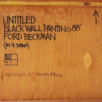 FORD BECKMAN, Polyptych, mounted canvas. Signed Ford Beckman and dated 88 on verso.