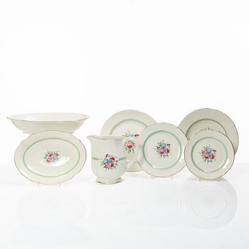 Arabia, Dinner service, 80 pieces, porcelain, “Tellervo”, in production 1949–1958.