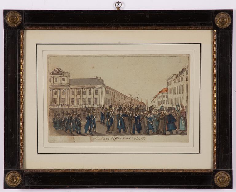 Fritz von Dardel, "Söndags Afton den 25 Marts".