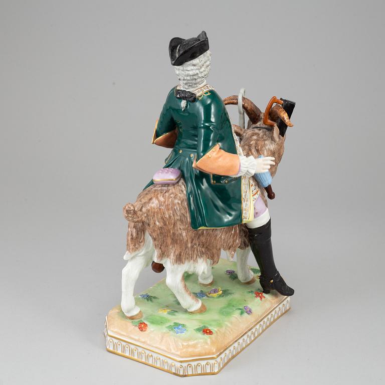 A Dresden porcelain figurine, 20th Century.