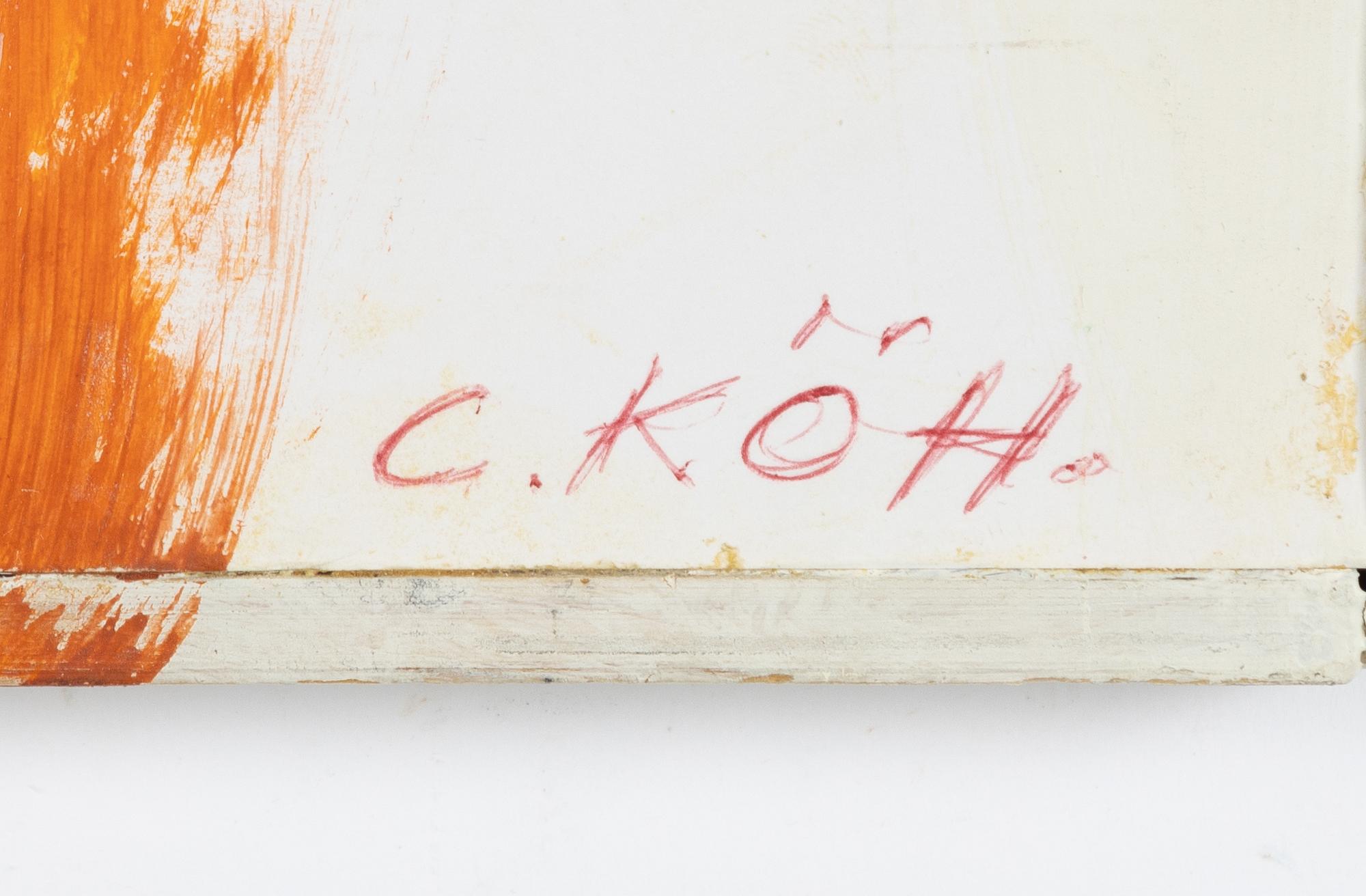 Carl Köhler, "Modell vid pool IV".
