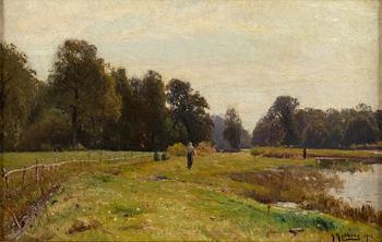 GUSTAF RYDBERG, oil on canvas, signed and dated 1902.