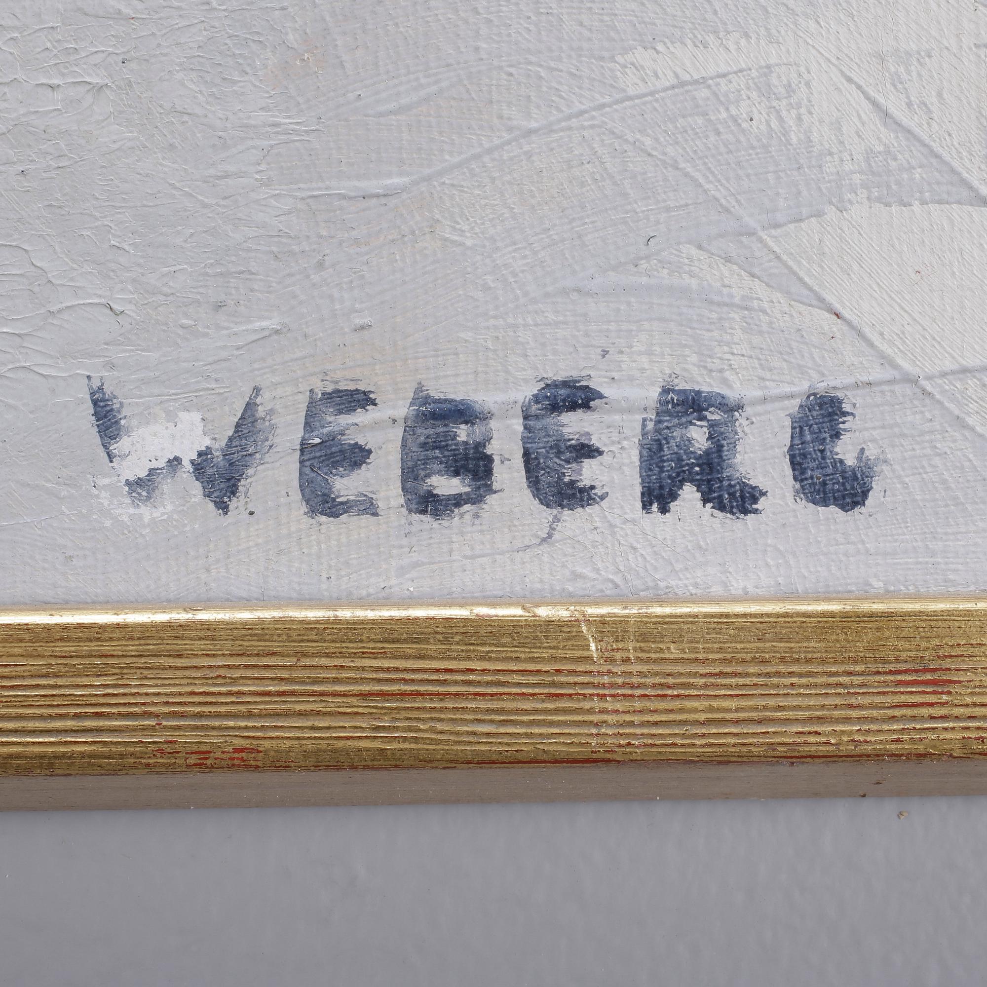 WILLIE WEBERG, olja på duk, signerad.